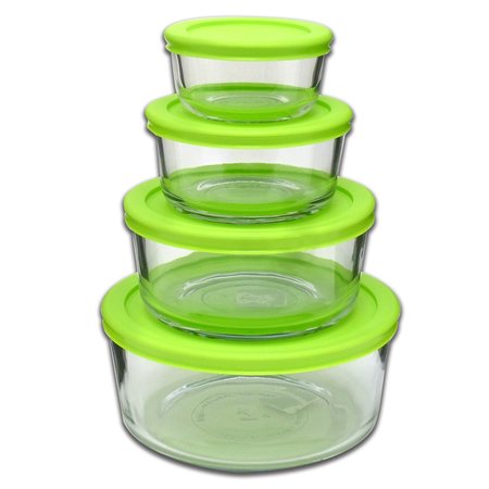 Libra Wholesale Kitchen Classics Clear Food Storage Container Set , 4PK 195-11468LIB